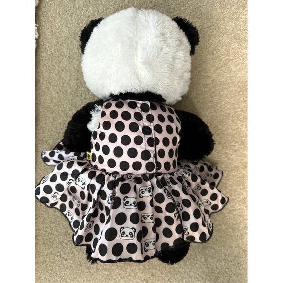 Build a Bear Workshop Harajuku Hugs Panda Plush 18" With Coquette Sequin Dress - Picture 8 of 12
